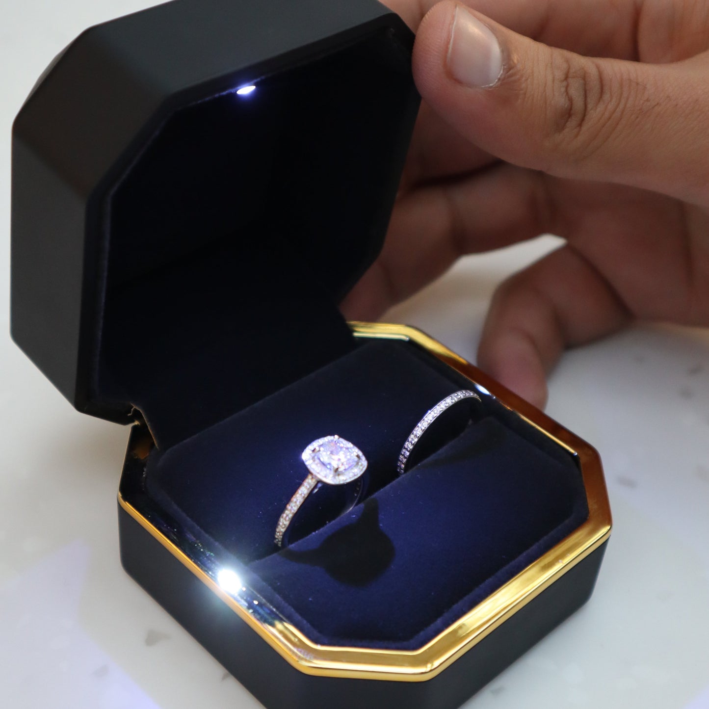 Cushion Cut Ring
