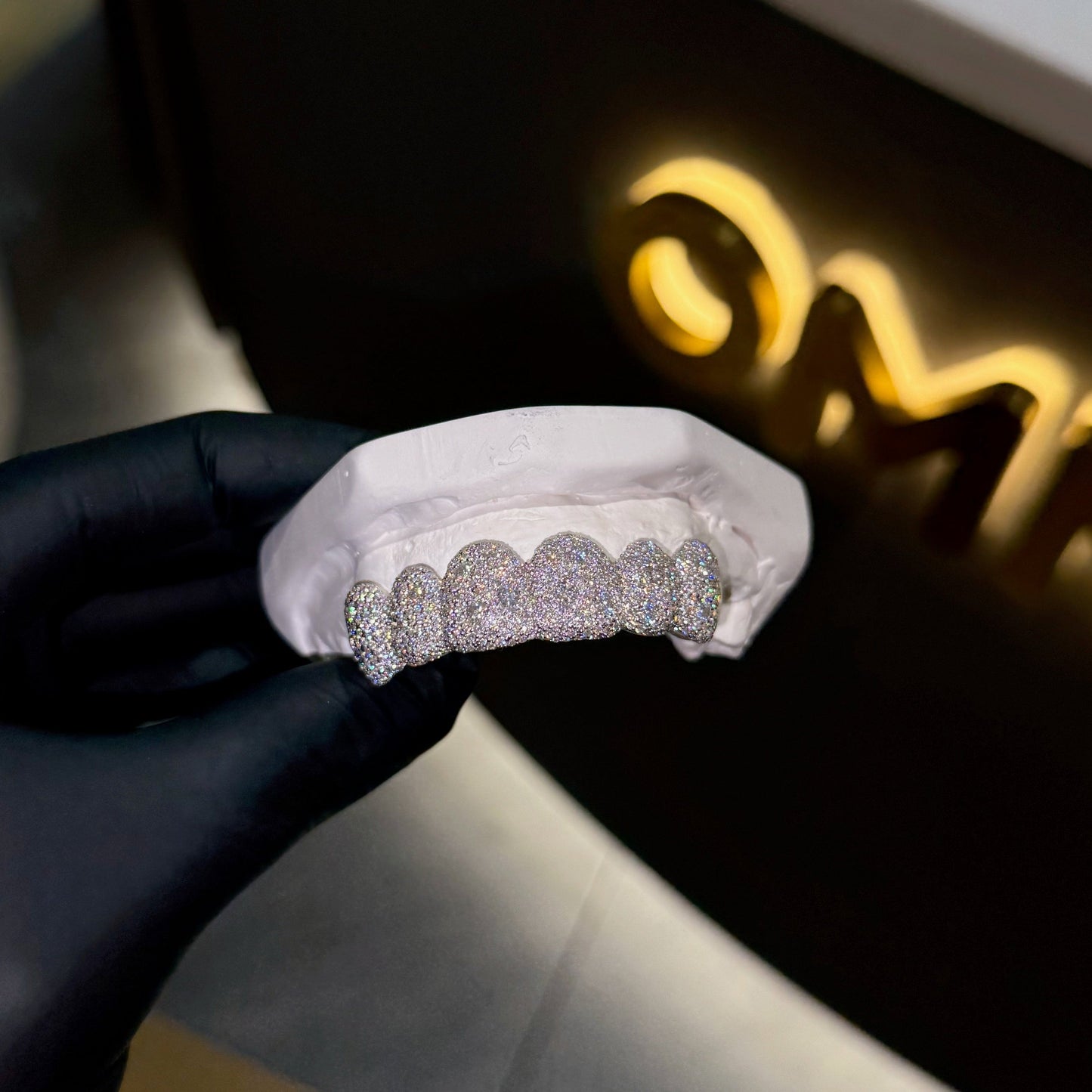 Iced Mosaic Setting Grillz