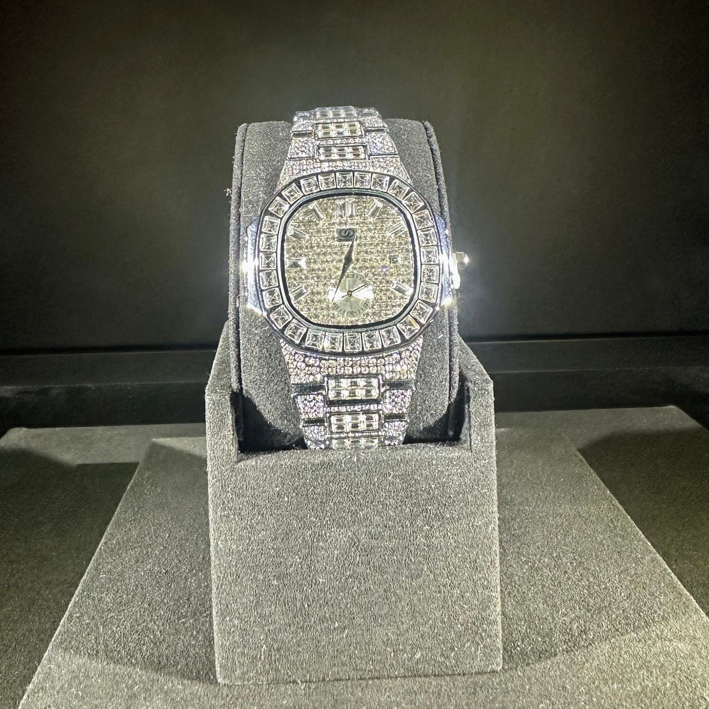 Baguette Iced out Watch