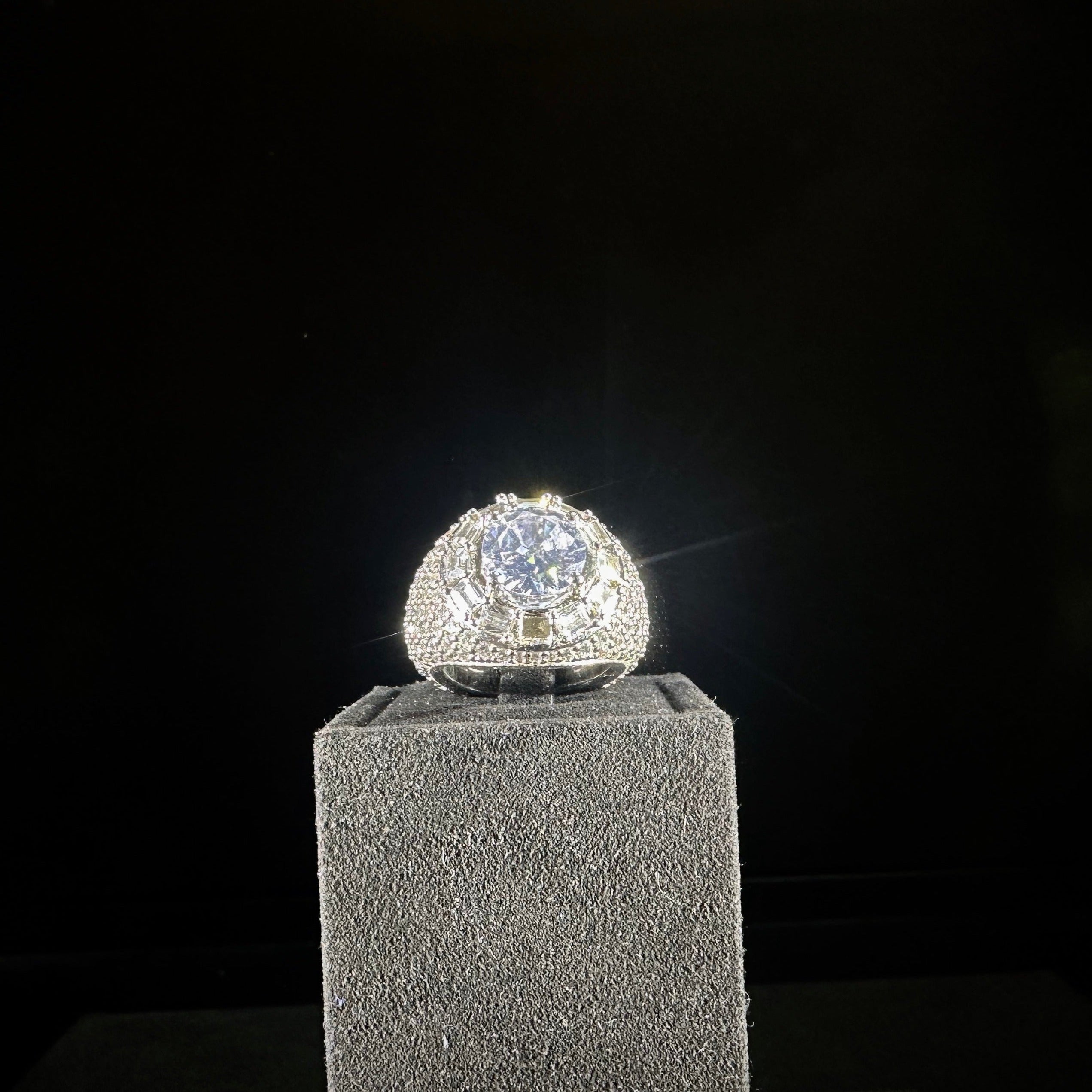 Solitaire Stone Ring 925 Sterling Silver