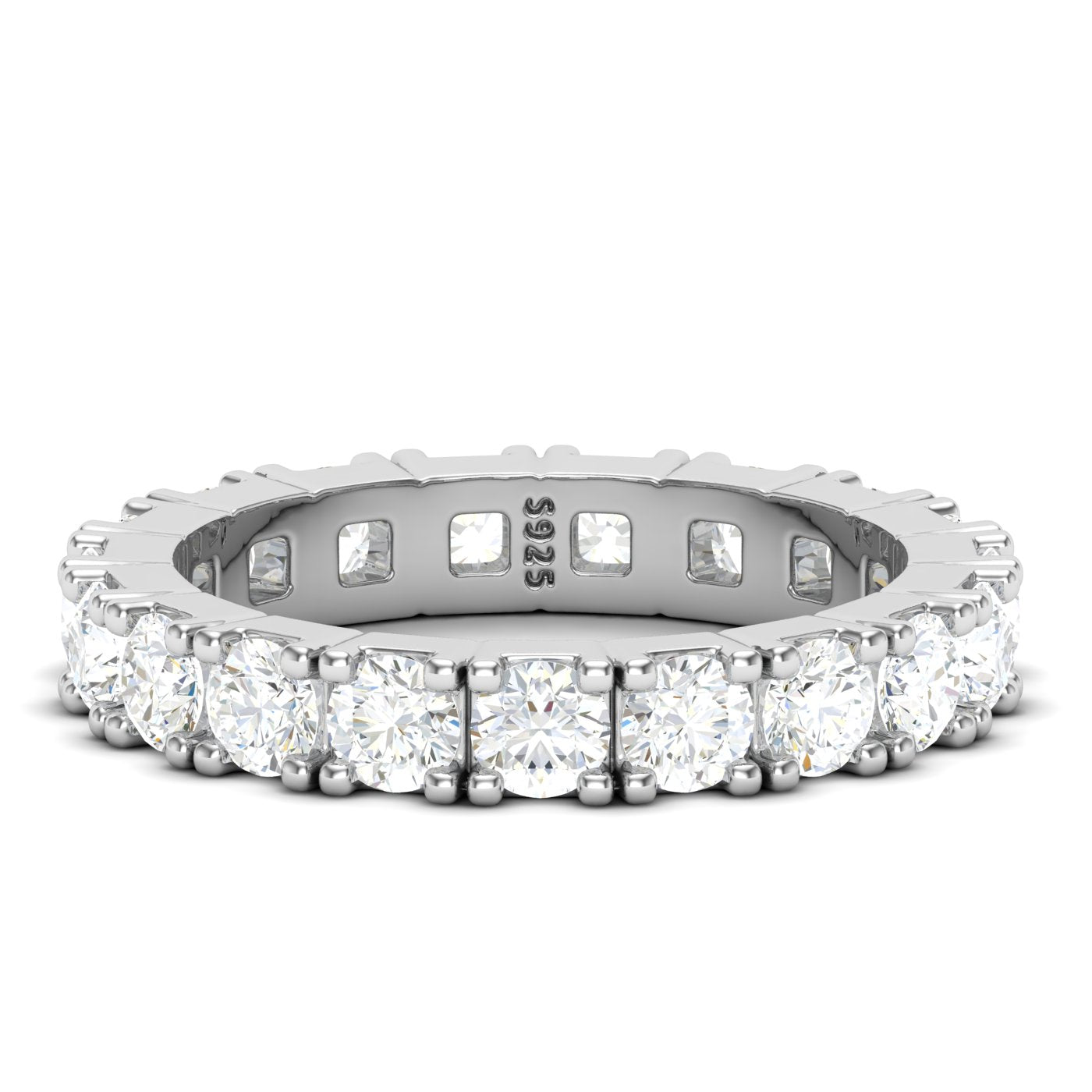 Fine Round Cut Eternity Ring