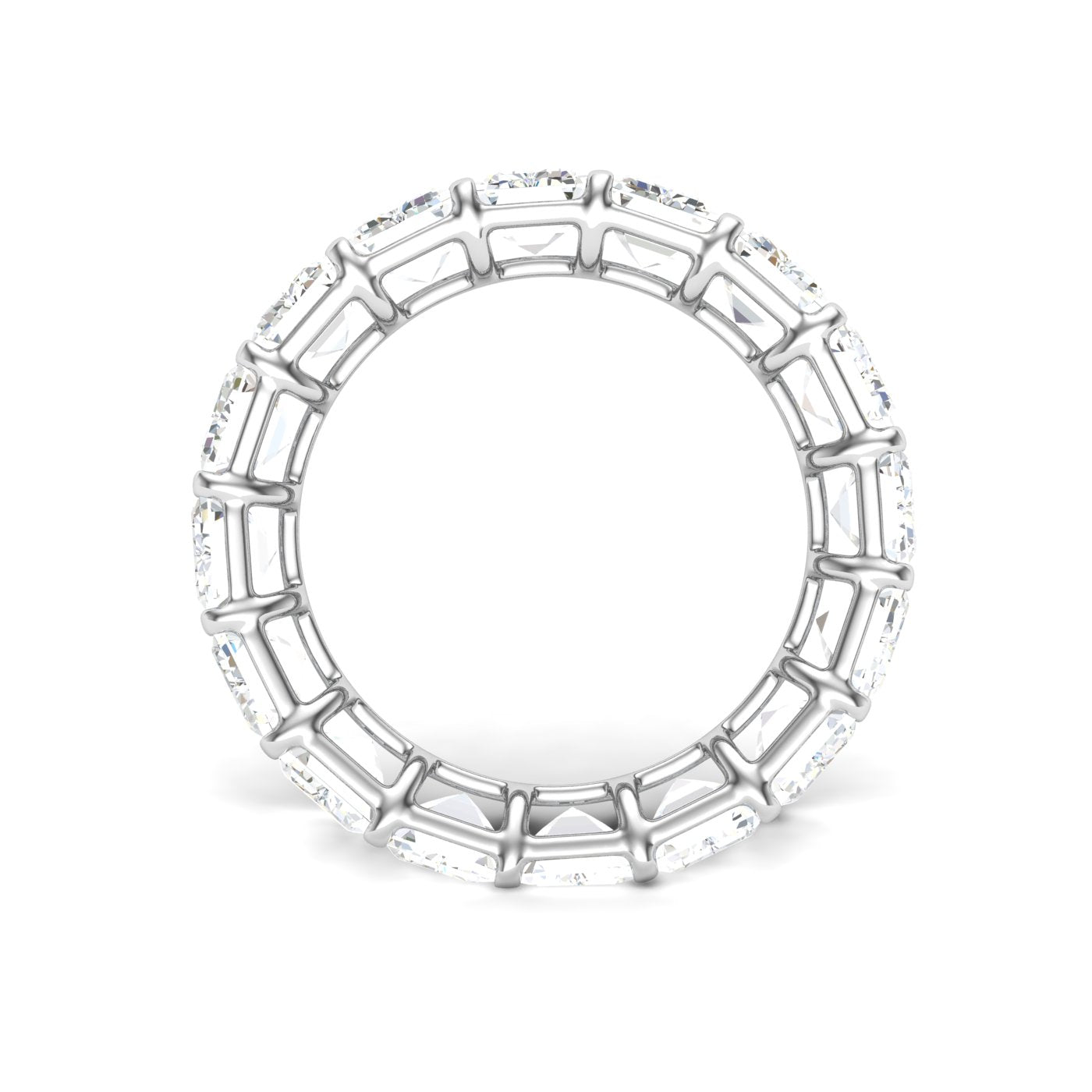 Emerald Cut Eternity Ring