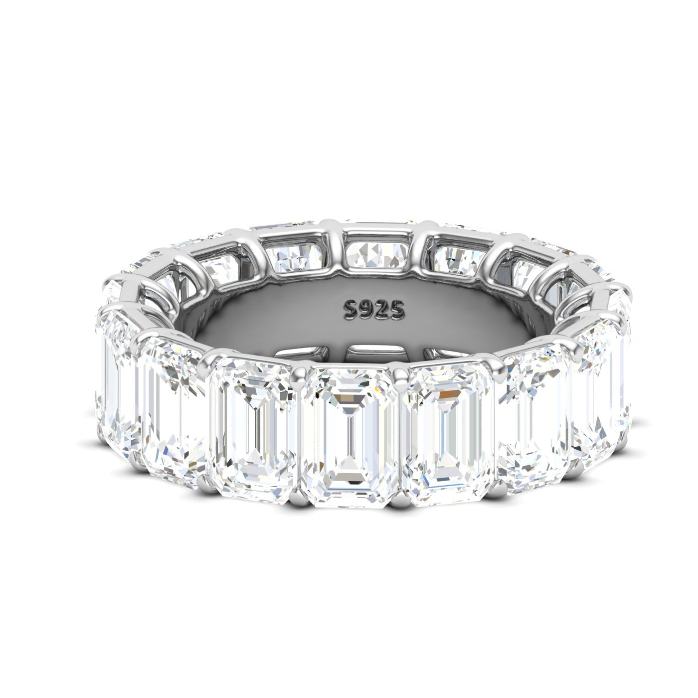 Emerald Cut Eternity Ring