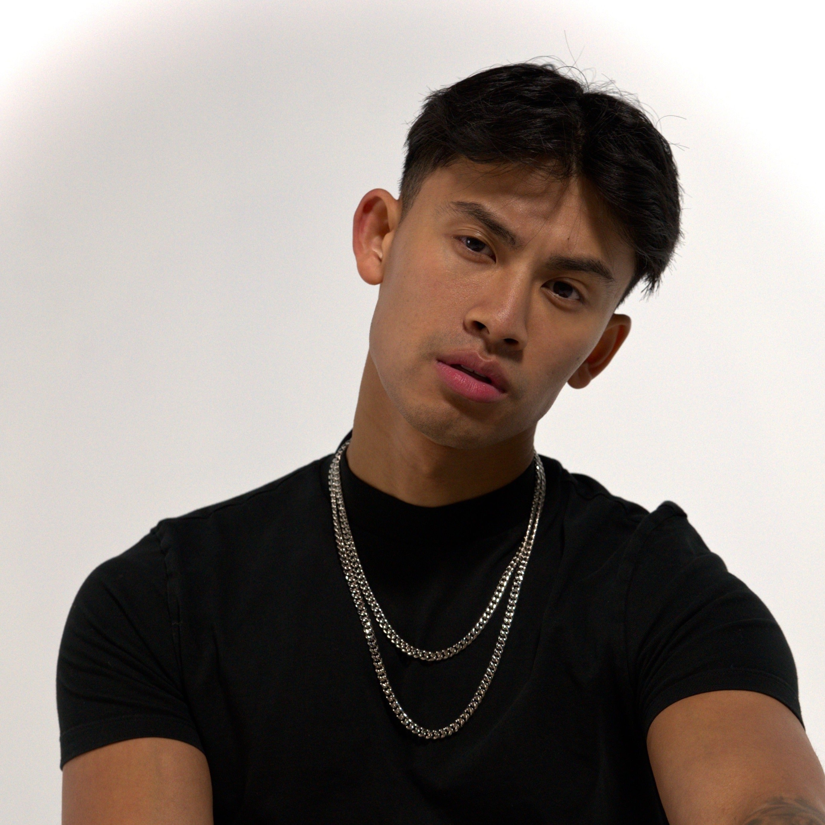 6mm Silver Micro Cuban Chain Stainless Steel