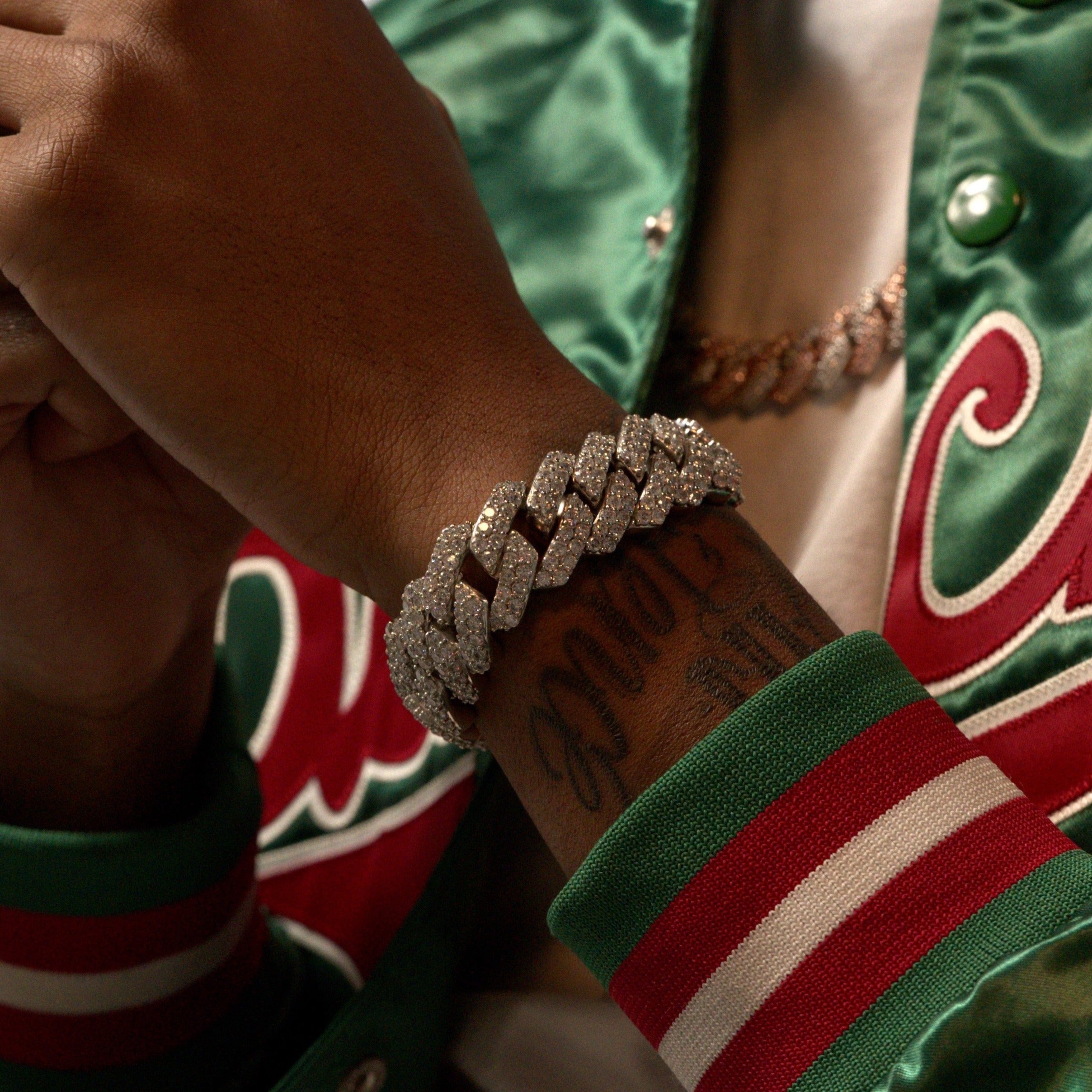 19mm Silver Prong Bracelet