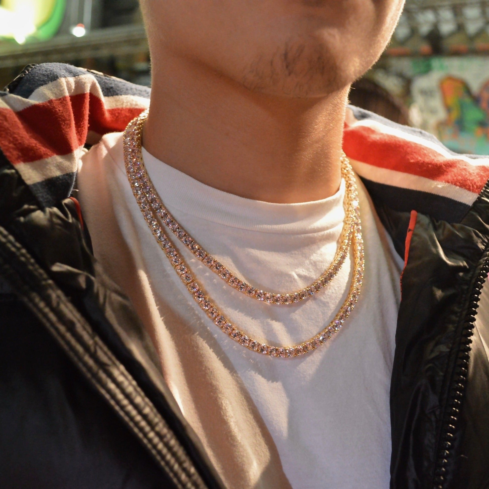 5mm Round Gold Tennis Chain