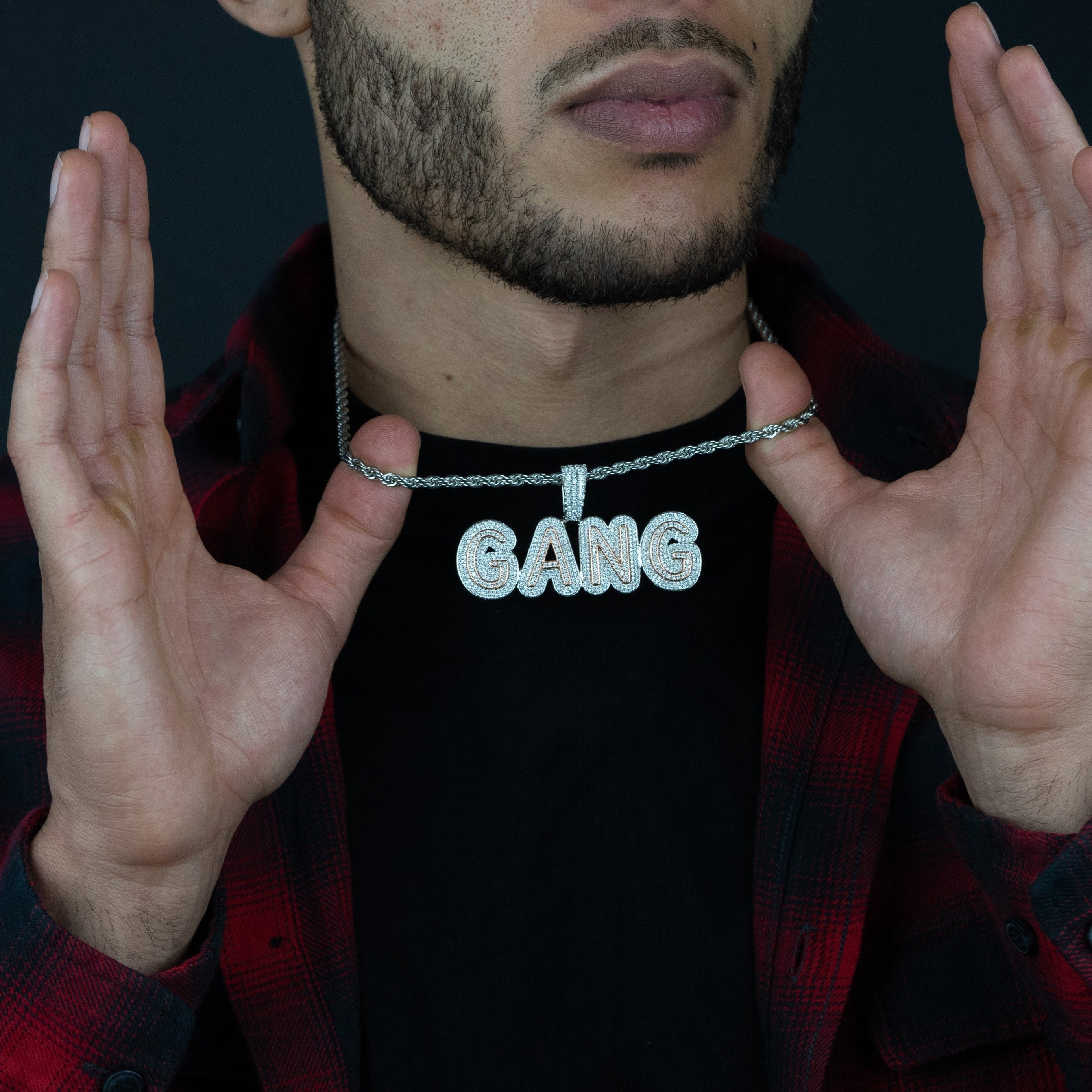 Multi-Layered 2-Tone Iced Font