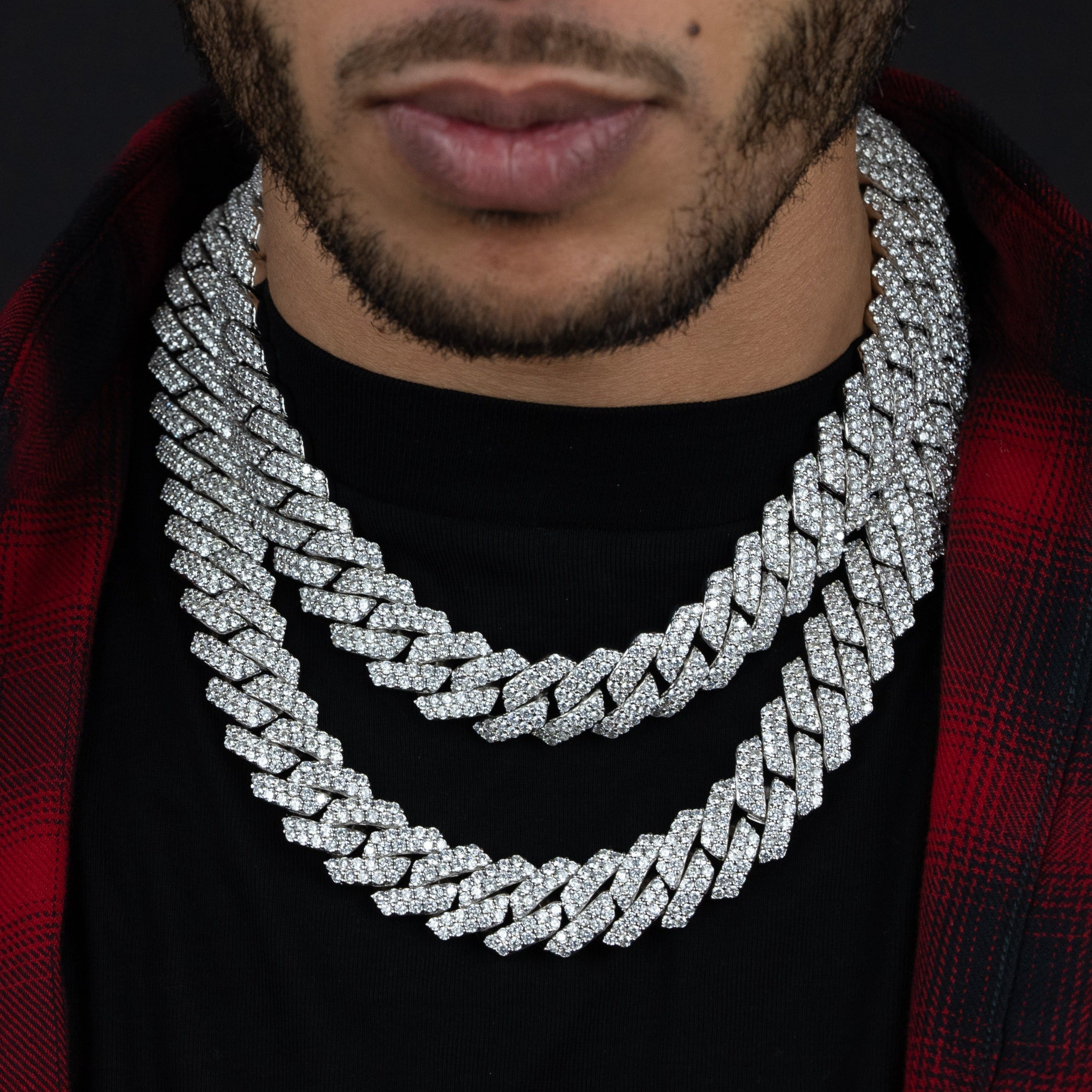 19mm Silver Prong Chain