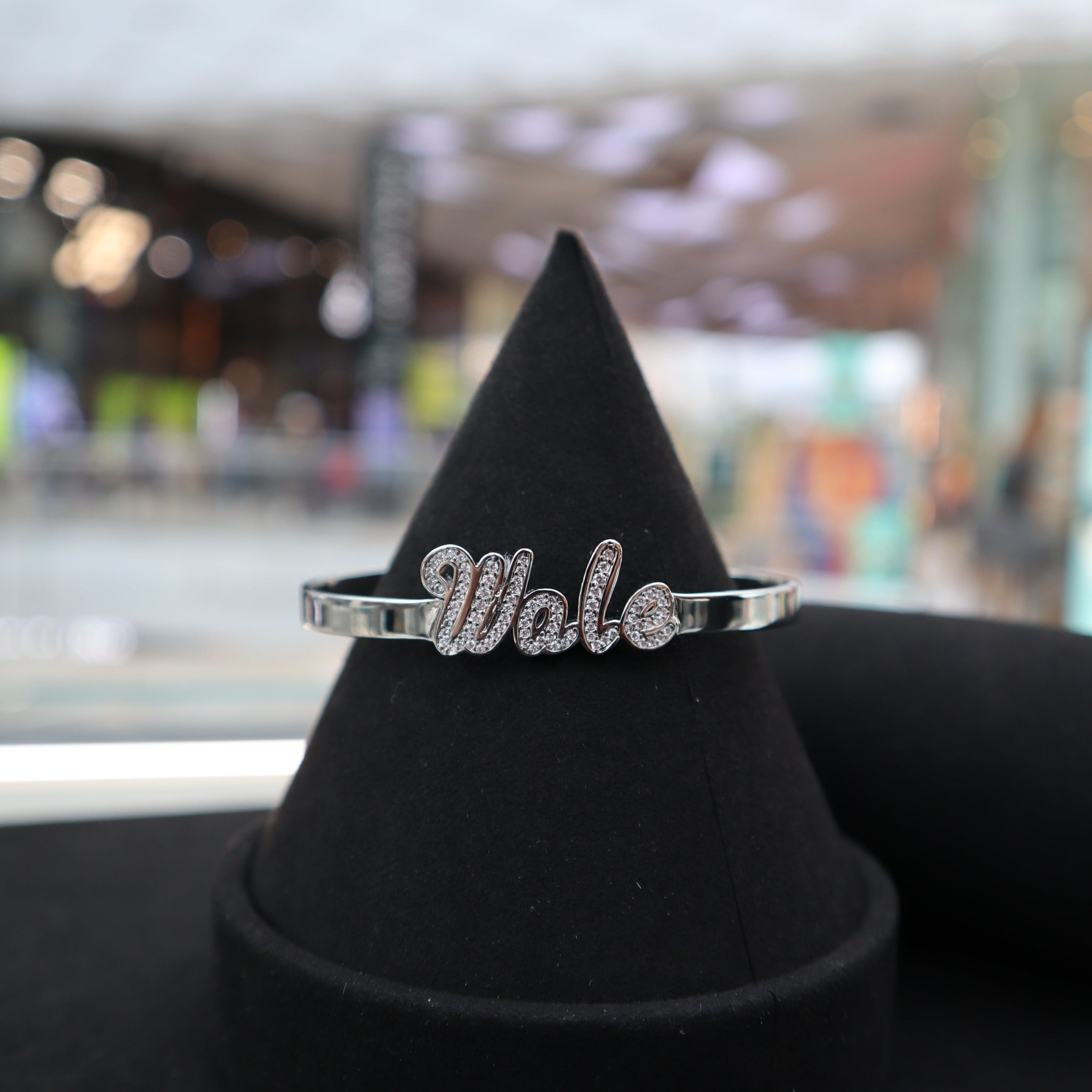 Iced English Name Bangle