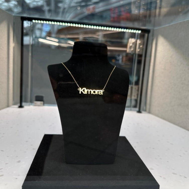 Classic English Font Pendant