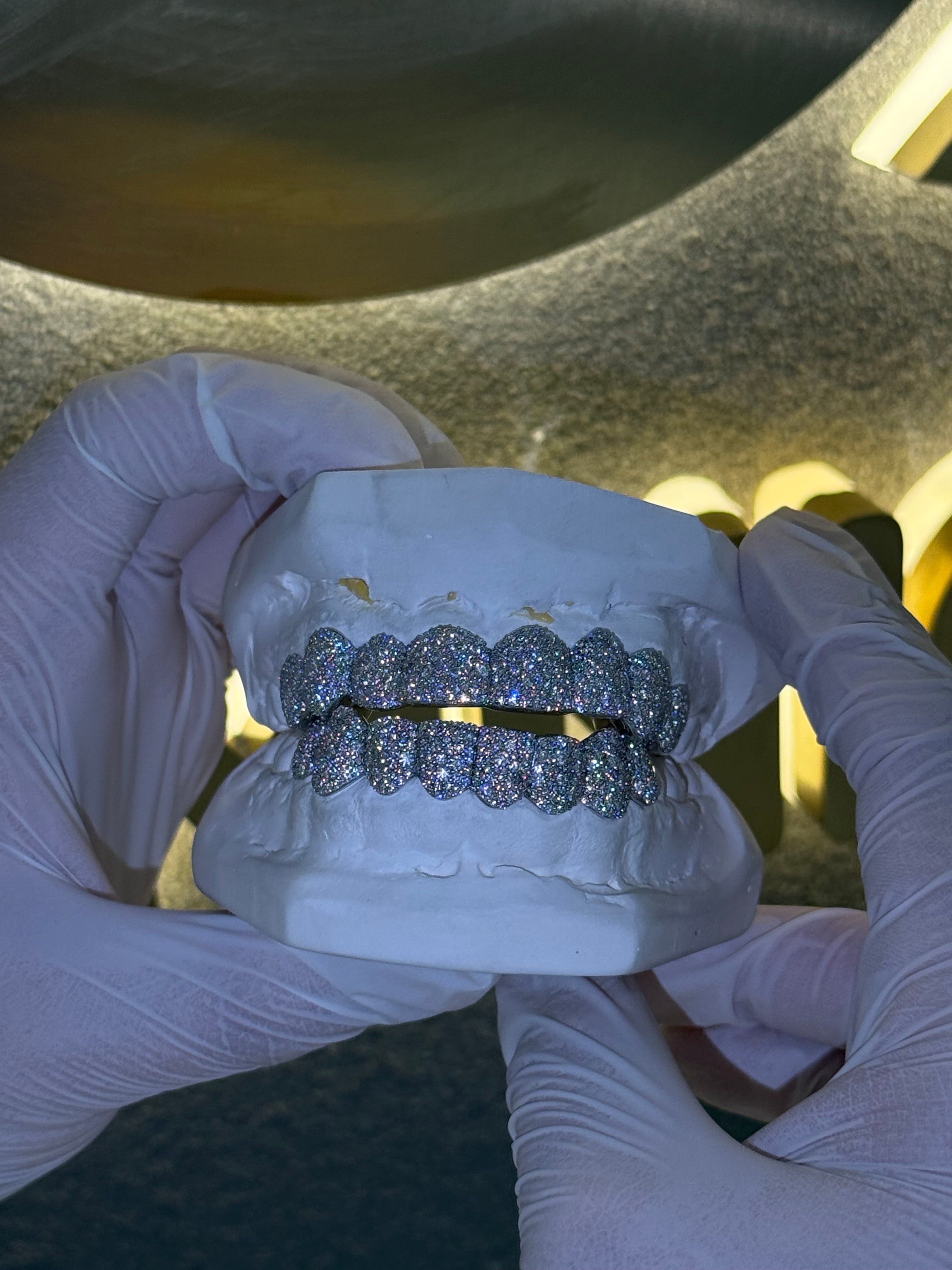 Iced Mosaic Setting Grillz