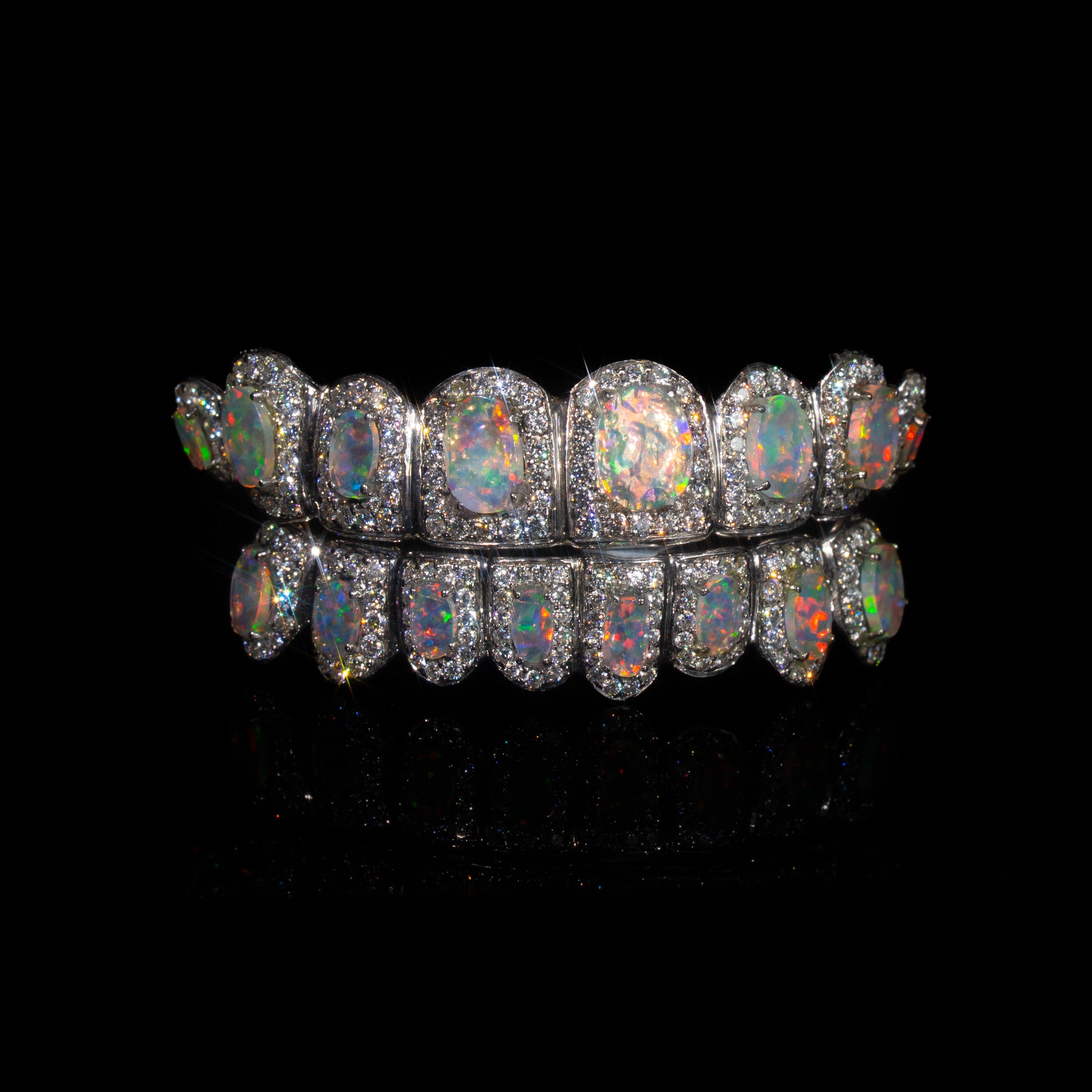 Opal Iced Out Grillz