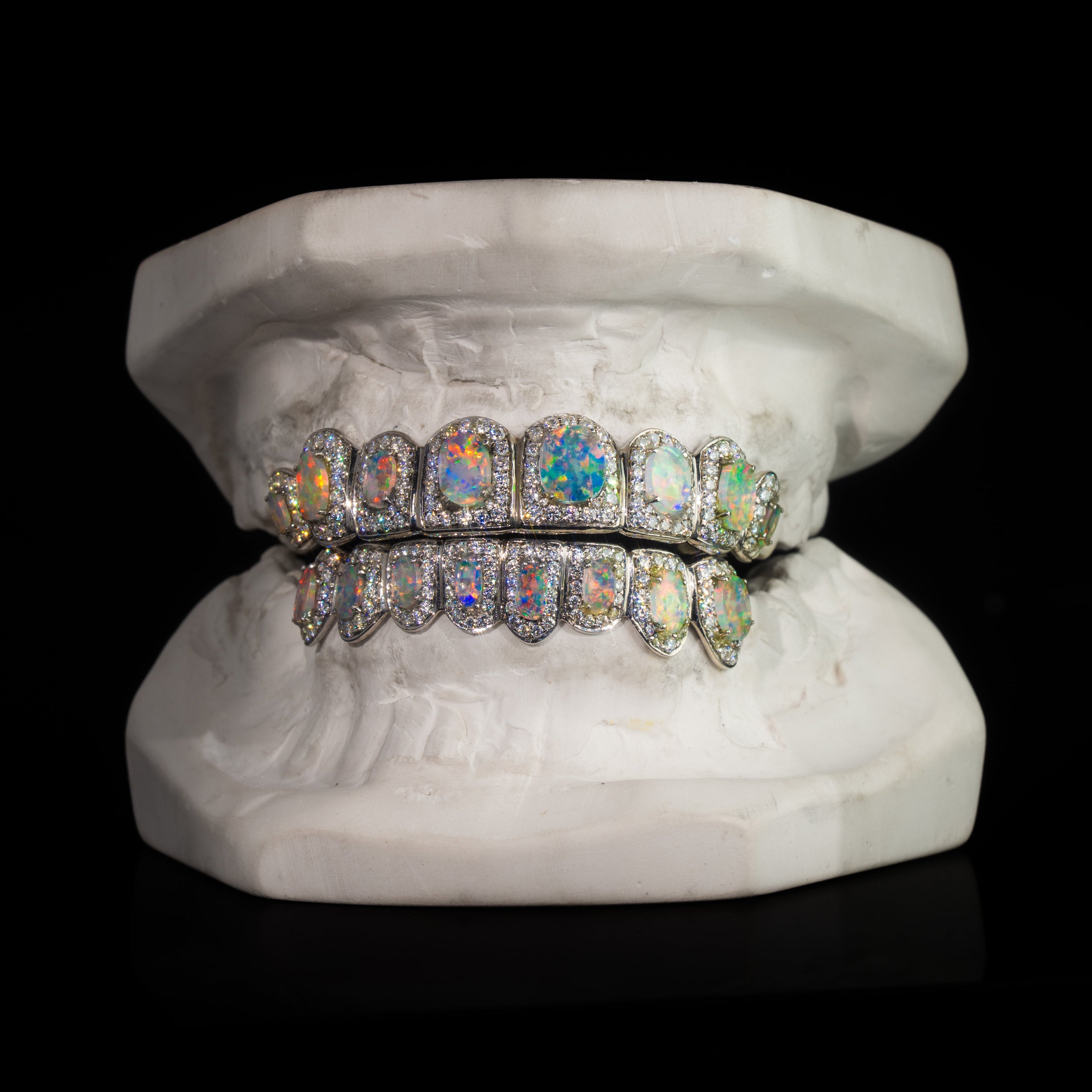 Opal Iced Out Grillz