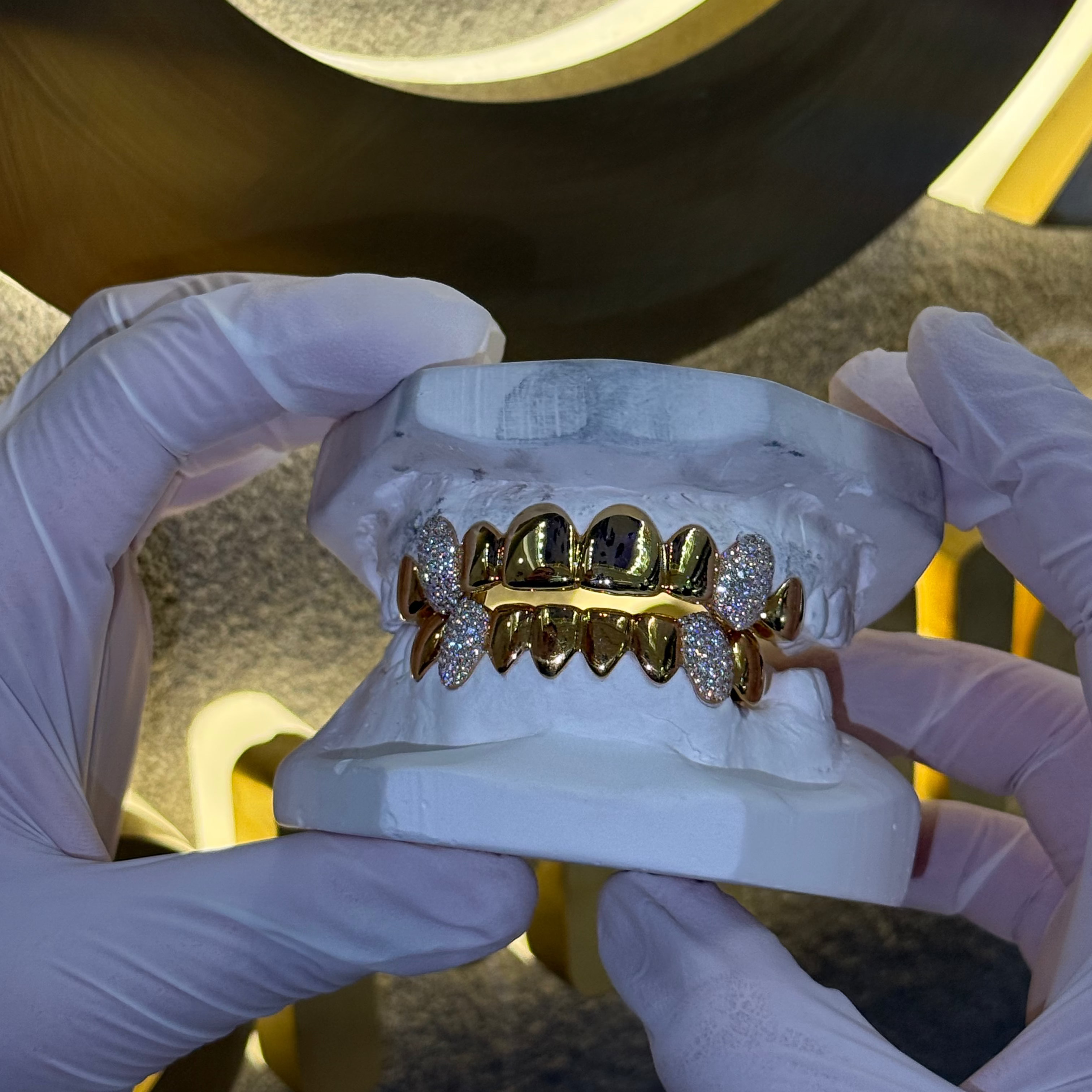 16 Plain Set | 4 Canines Iced Out