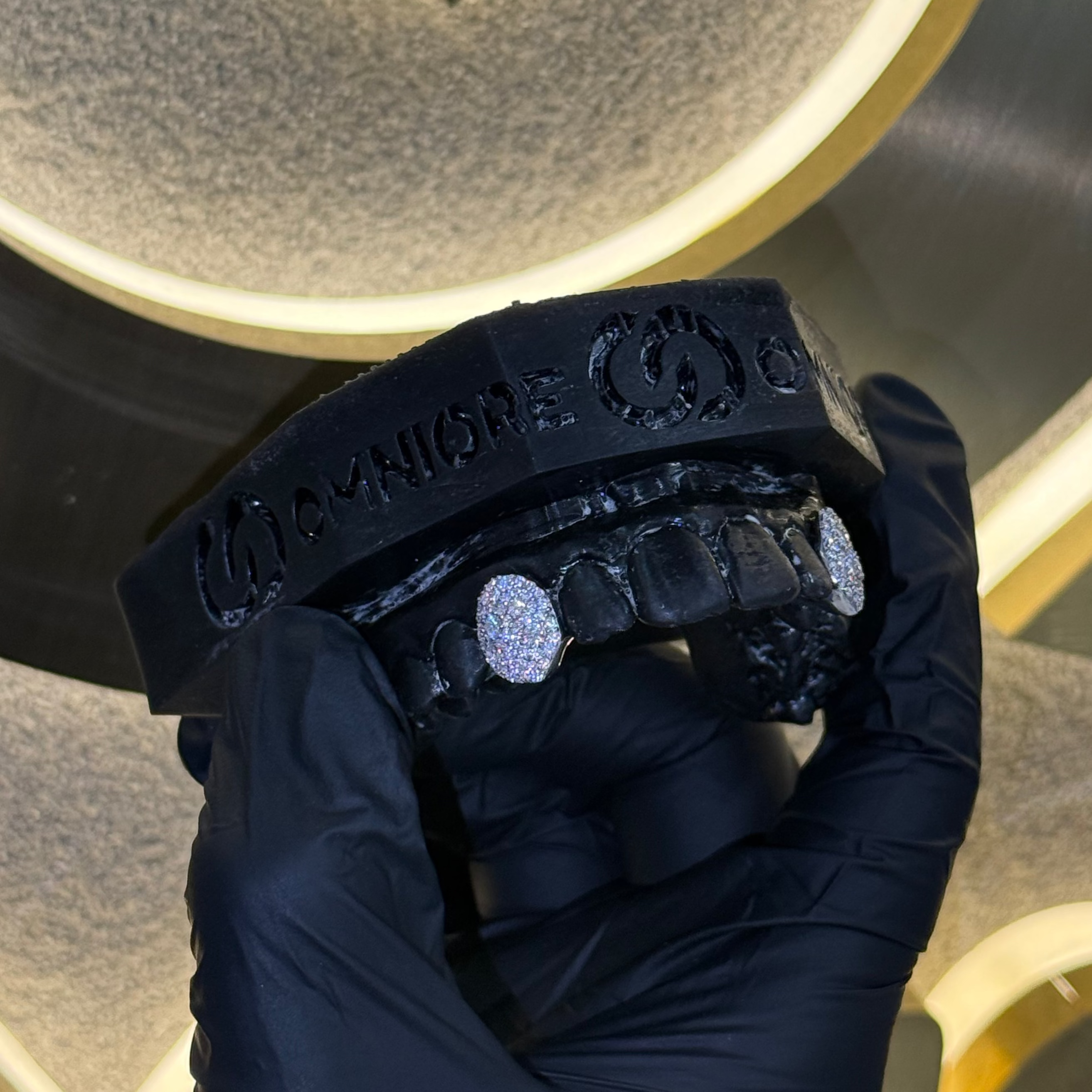 2 Diamond Caps | Mosaic Setting