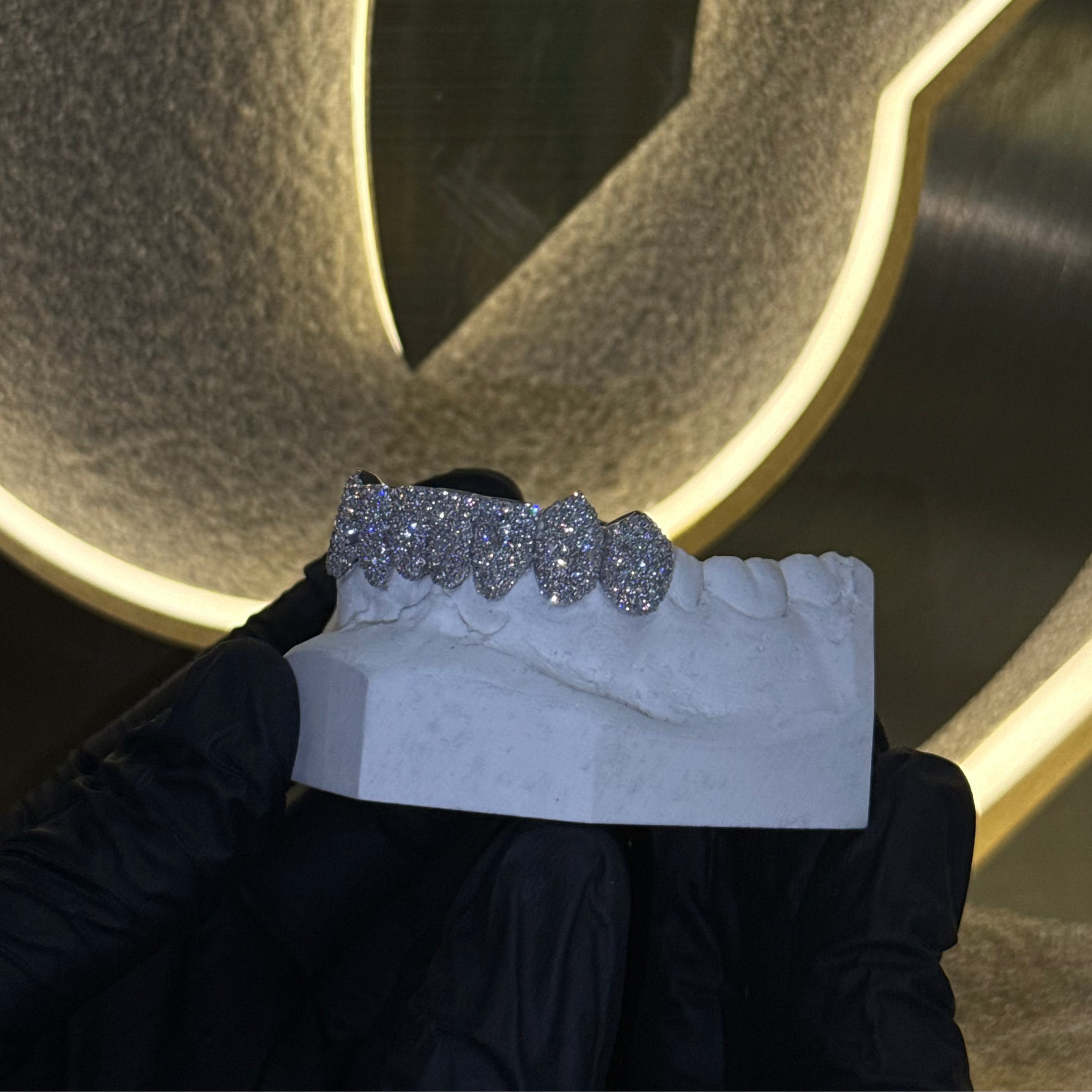 Bottom 8 Honeycomb Grillz