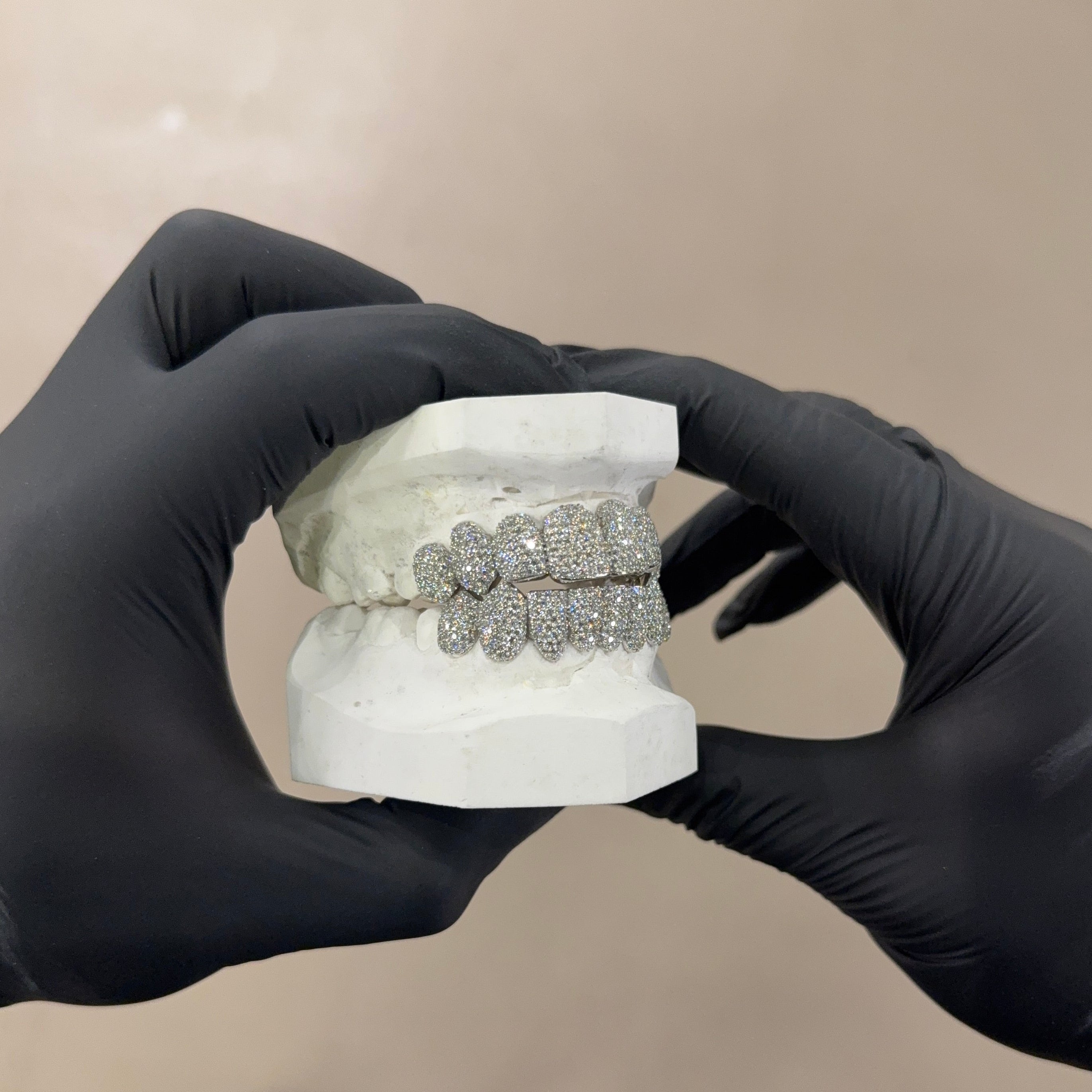 Iced Out Honeycomb Set Grillz