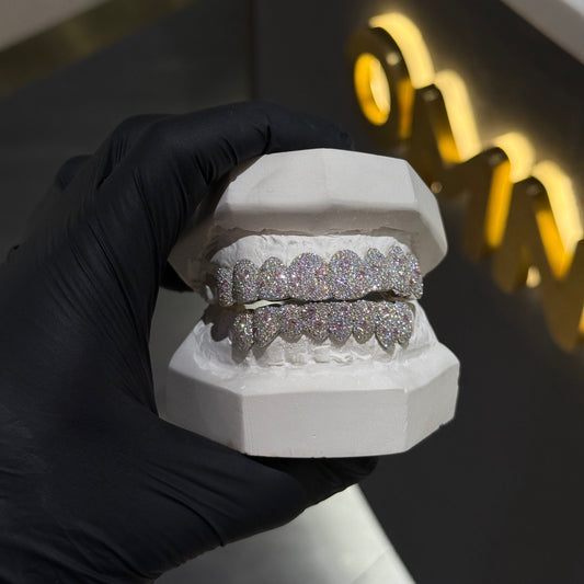 Baby Pink ICED out Grillz