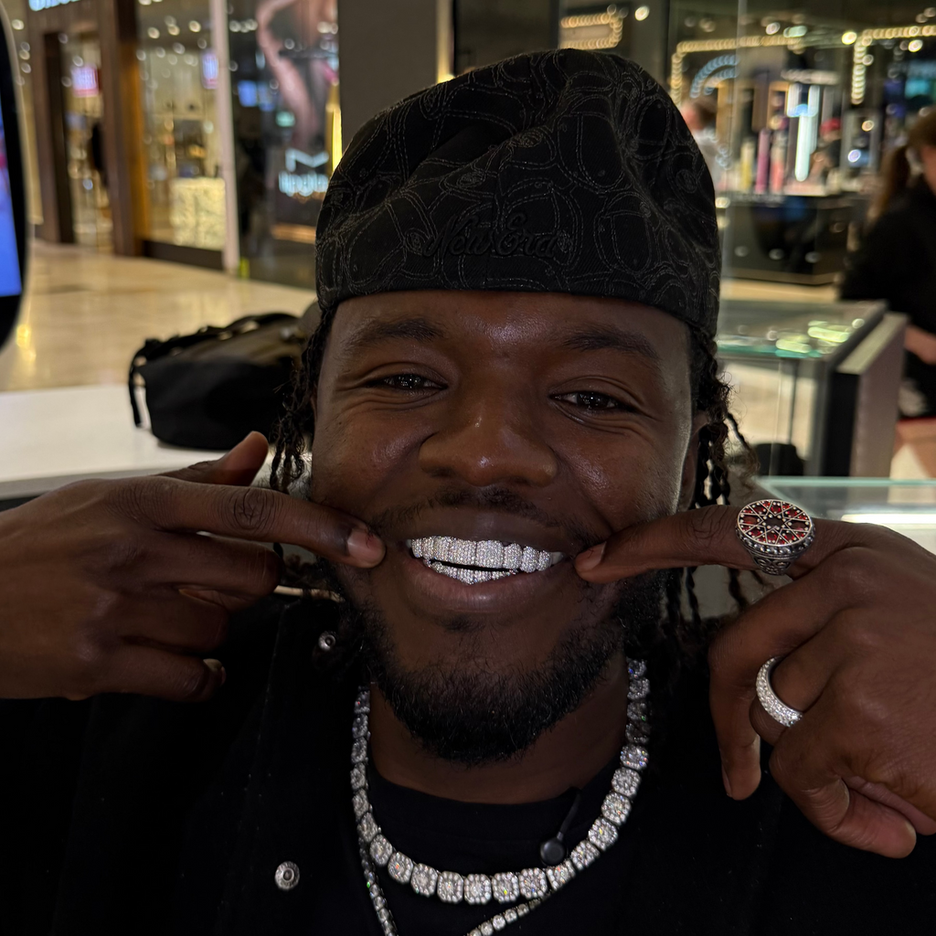 Iced Out Honeycomb Set Grillz