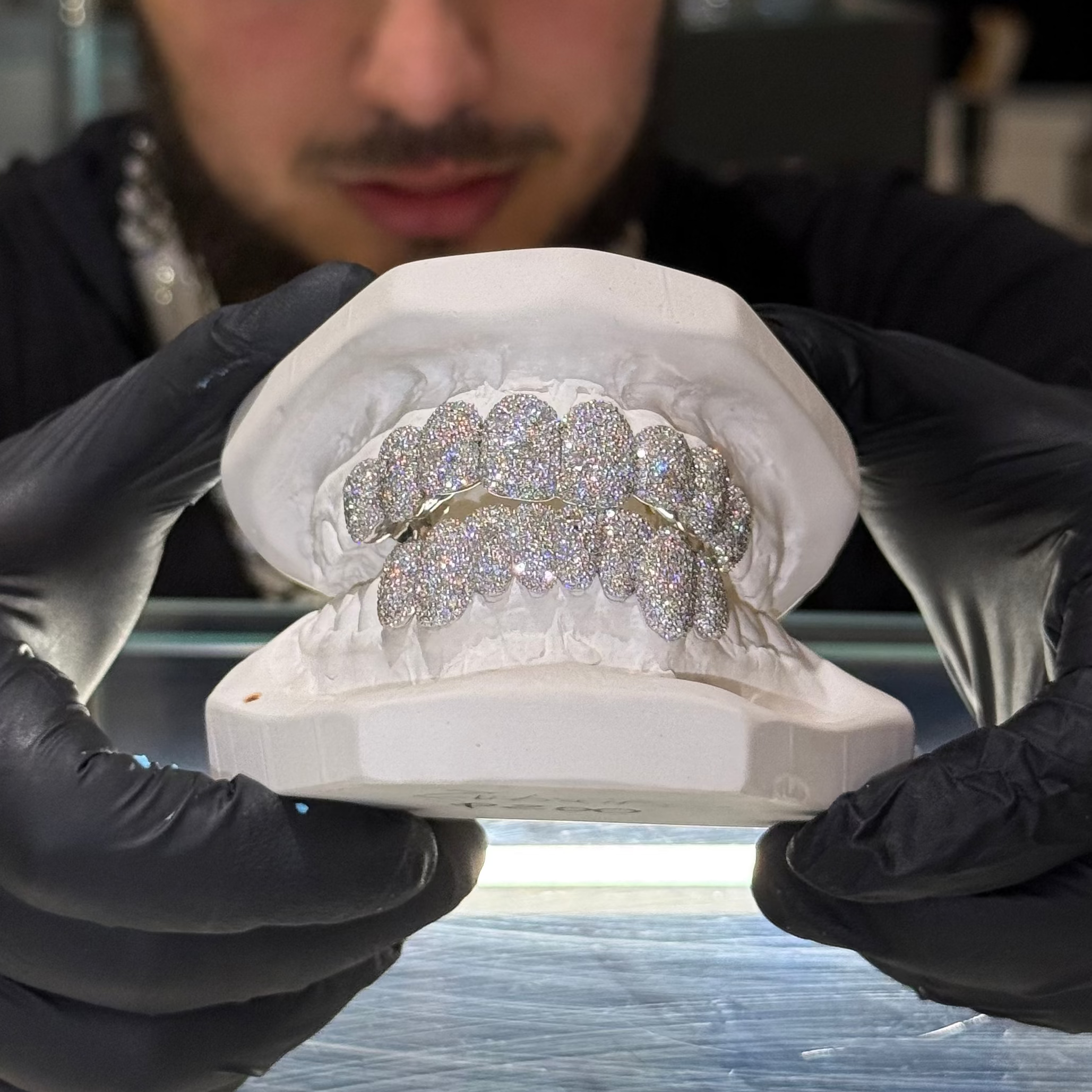 Iced Mosaic Setting Grillz