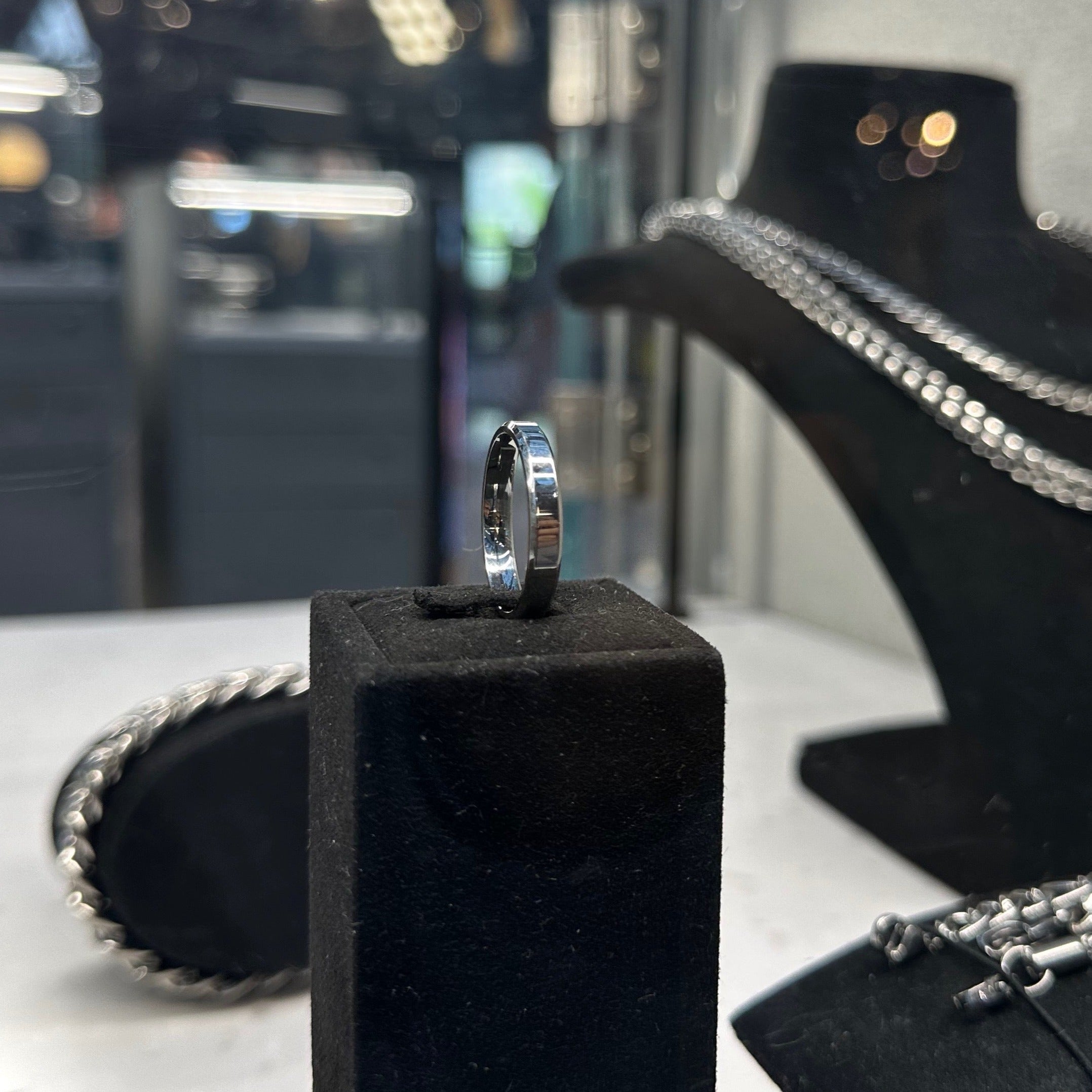 Polished Micro Band Omniproof Ring