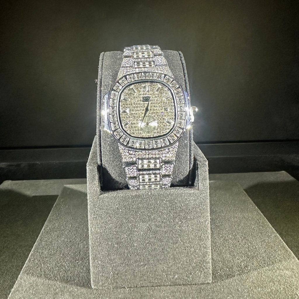 Baguette Iced out Watch