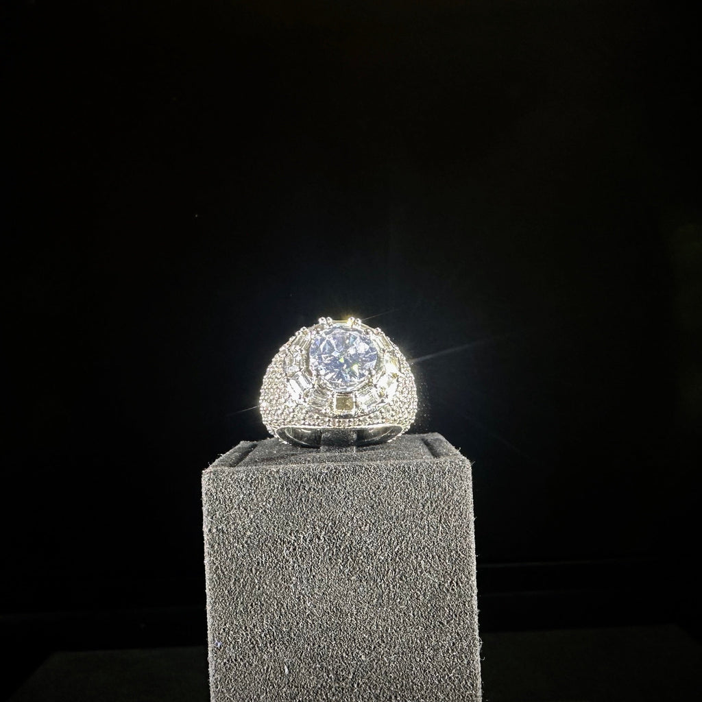 Solitaire Stone Ring 925 Sterling Silver