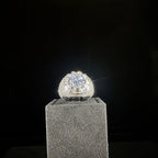 Solitaire Stone Ring 925 Sterling Silver