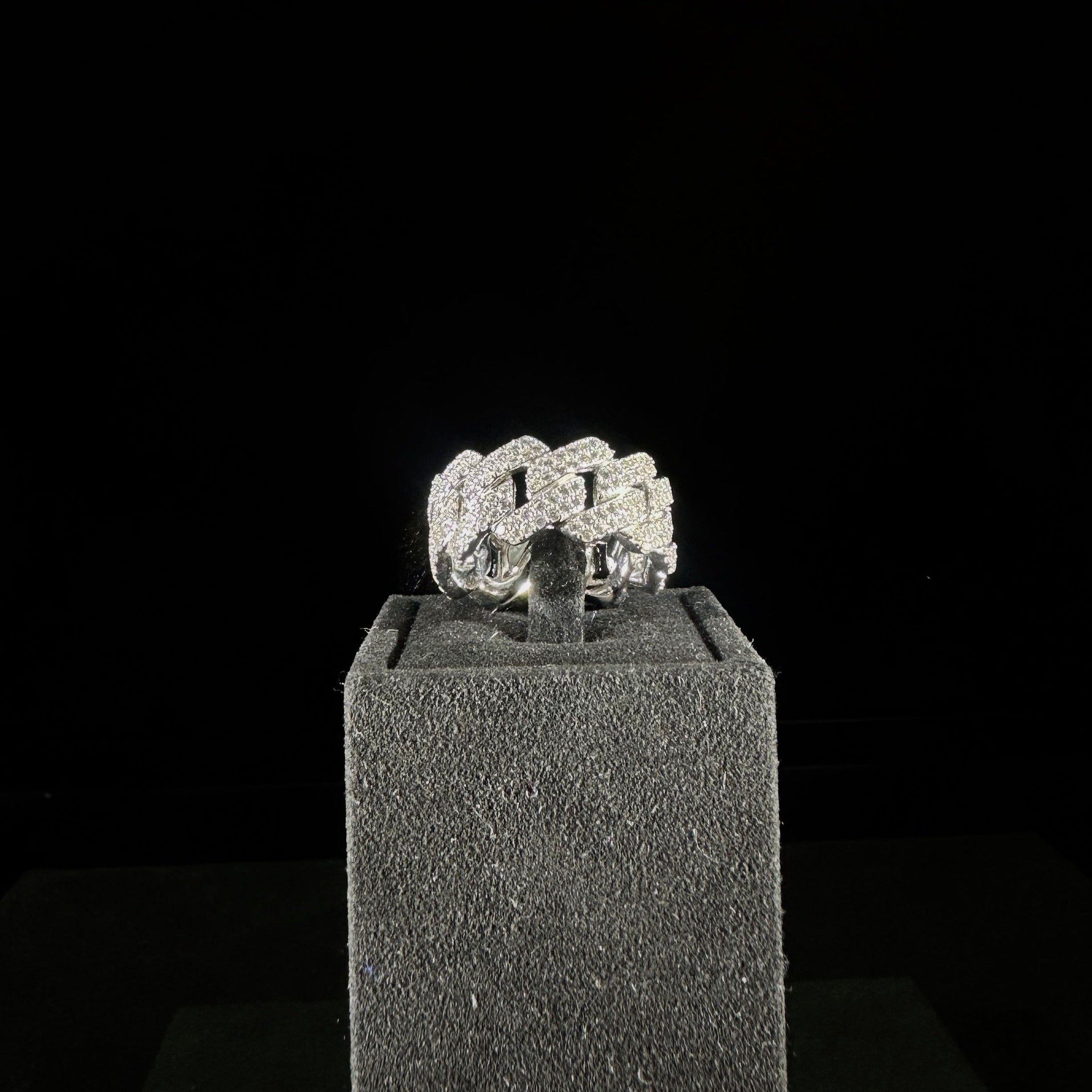 Cuban Band Ring 925 Sterling Silver