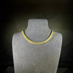 Gold 6mm Micro Cuban Chain Stainless steel