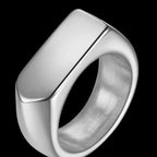 Edged Signet Omniproof Ring