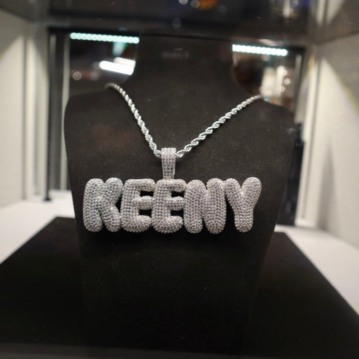 Large Iced Out Letter Font