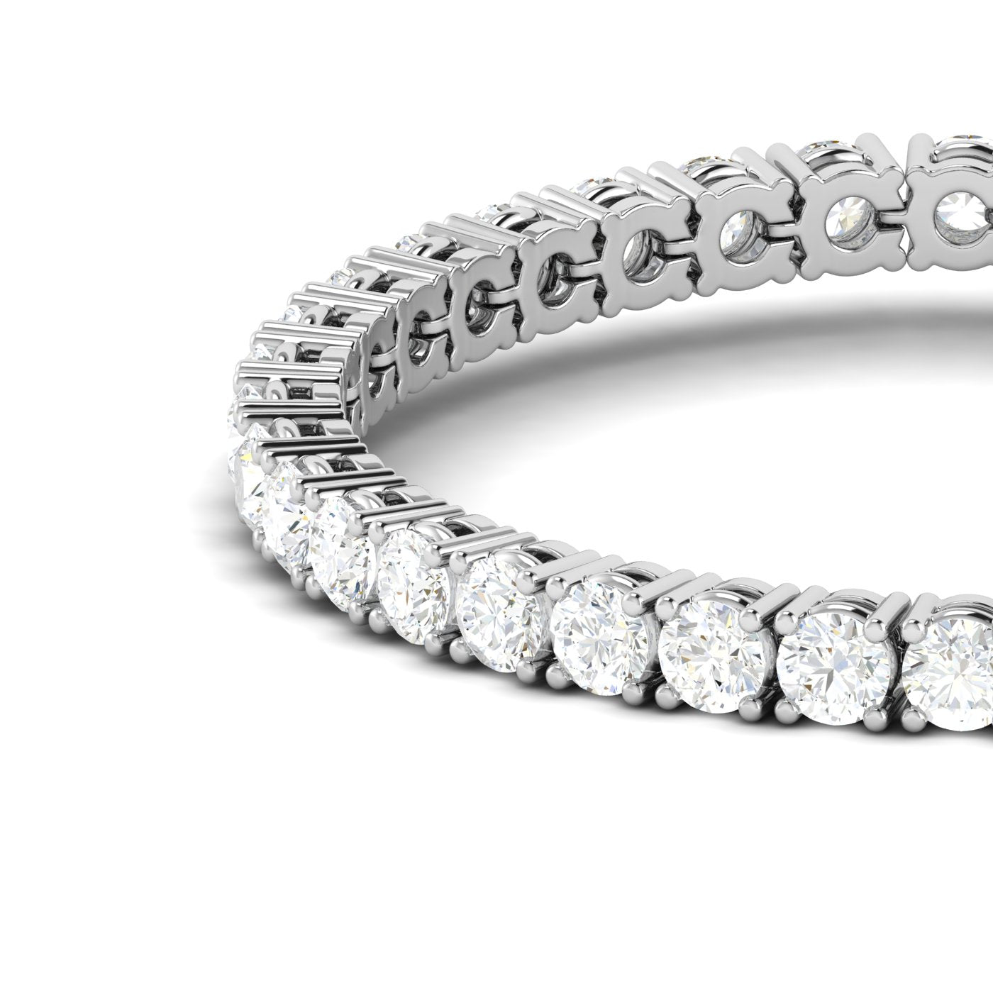 4mm 925 Sterling Silver Ladies Tennis Bracelet