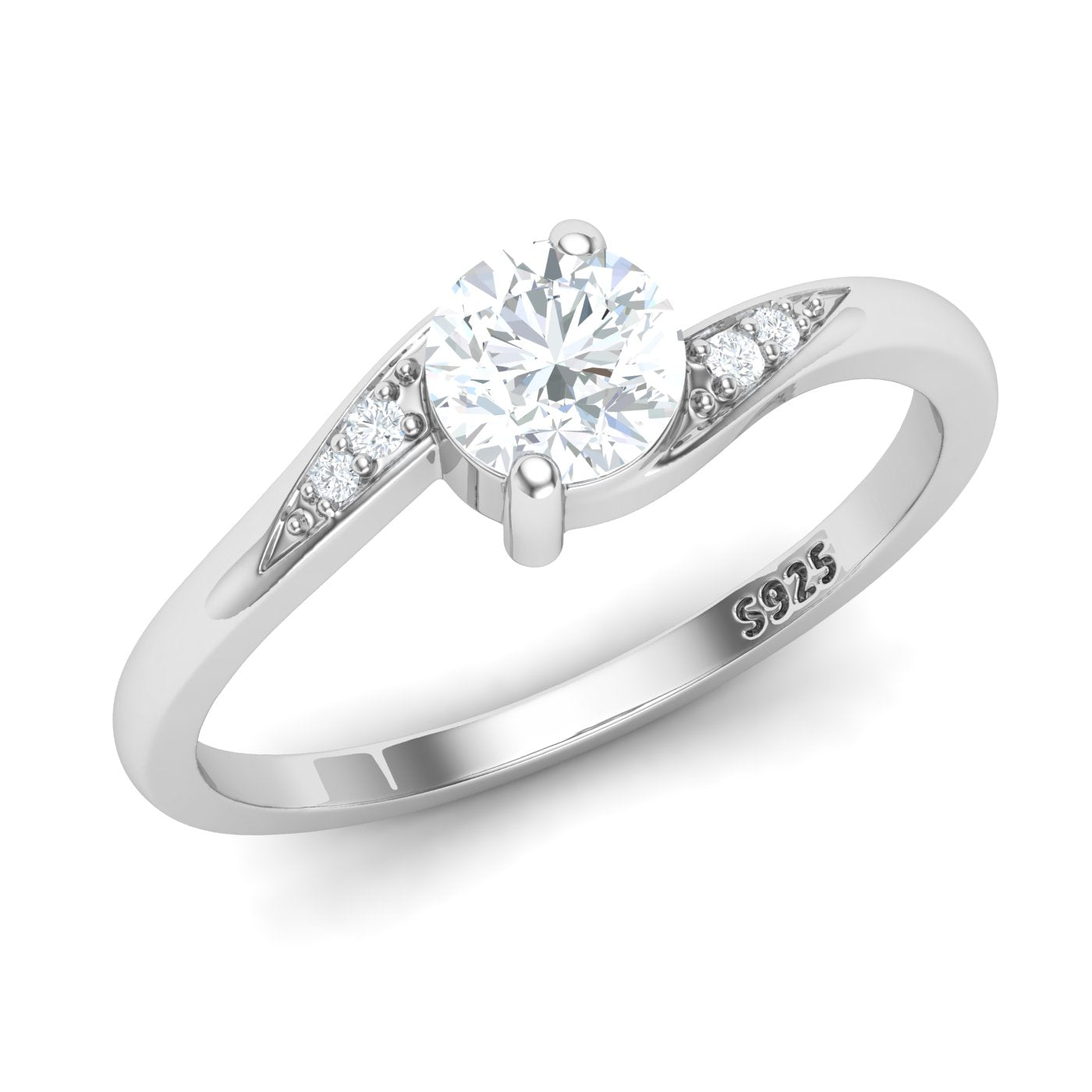 Infinity Solitaire Ring