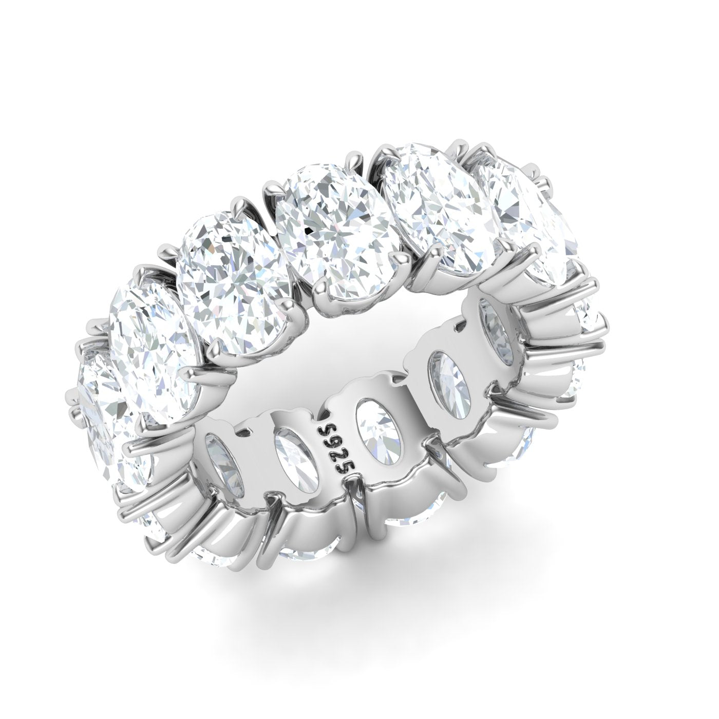 Oval Eternity Band Ring