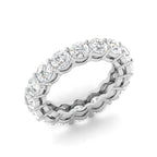 Round Cut Eternity Band Ring