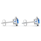 Deep Blue Halo Studs