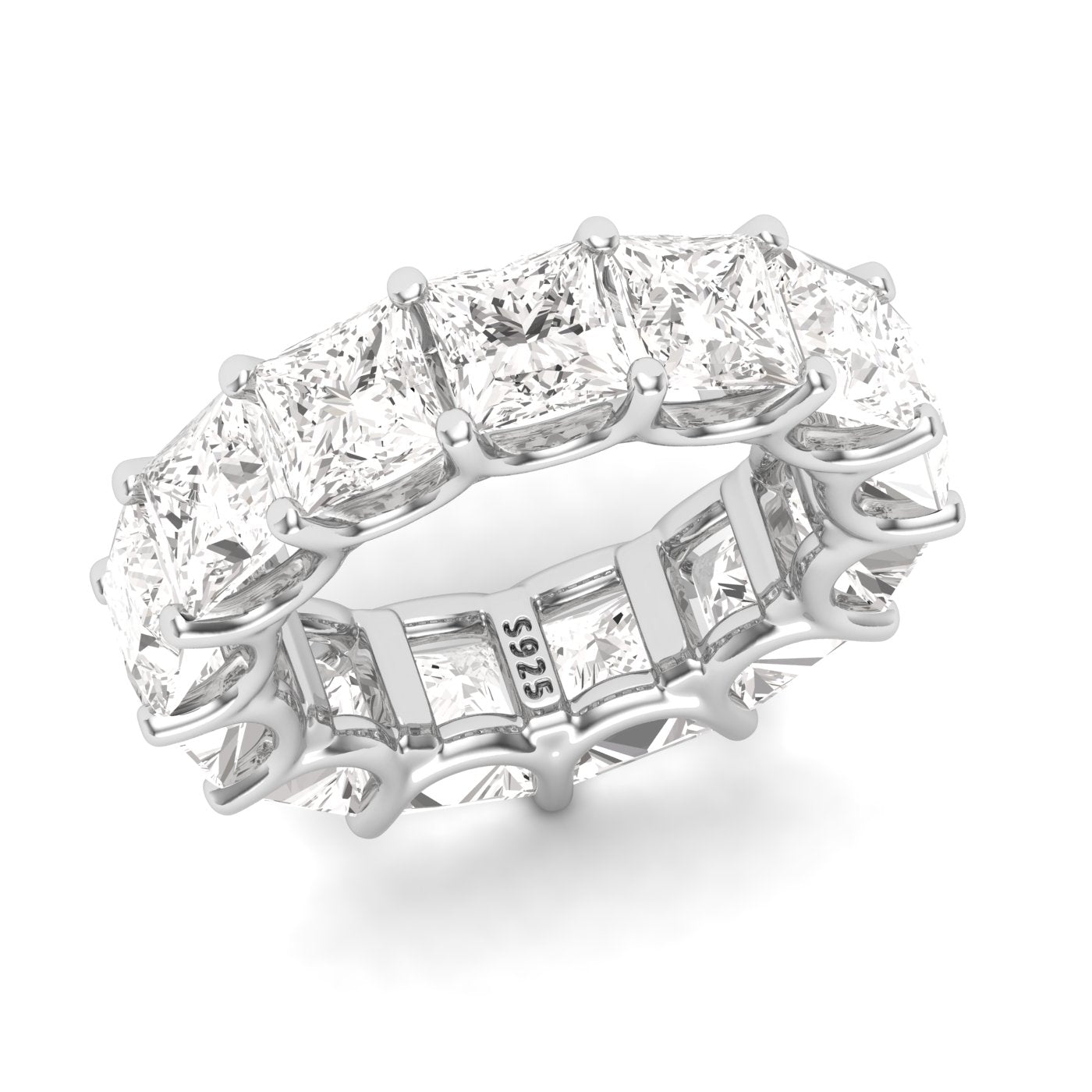 Princess Cut Eternity Ring
