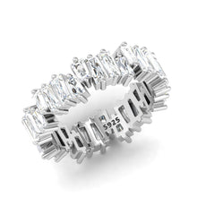 Load image into Gallery viewer, Silver Scattered Eternity Ring
