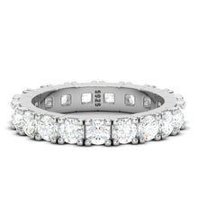 Load image into Gallery viewer, Fine Round Cut Eternity Ring
