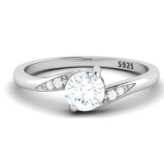 Infinity Solitaire Ring