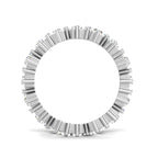 Silver Scattered Eternity Ring