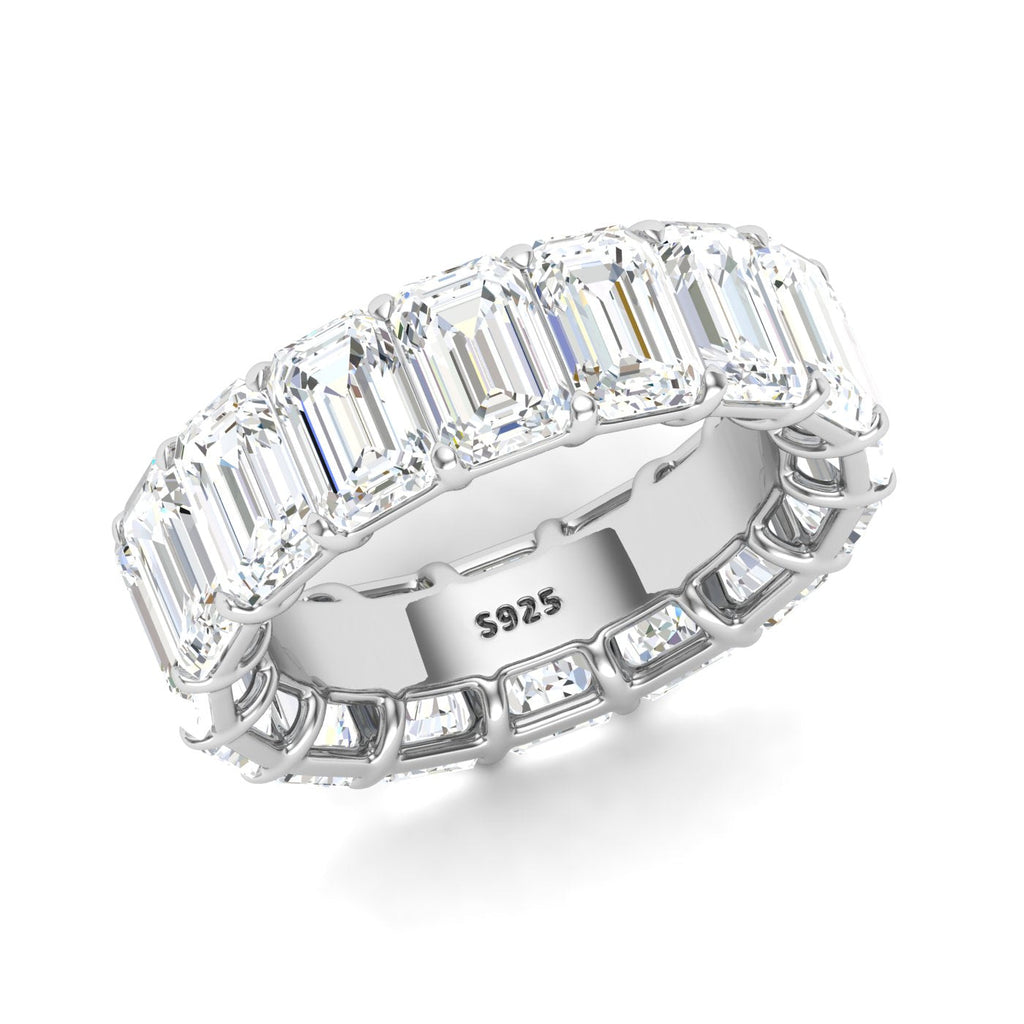 Emerald Cut Eternity Ring