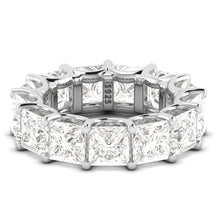 Load image into Gallery viewer, Princess Cut Eternity Ring
