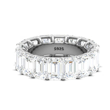 Load image into Gallery viewer, Emerald Cut Eternity Ring
