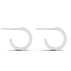 Bordered Baguette Cut Earrings