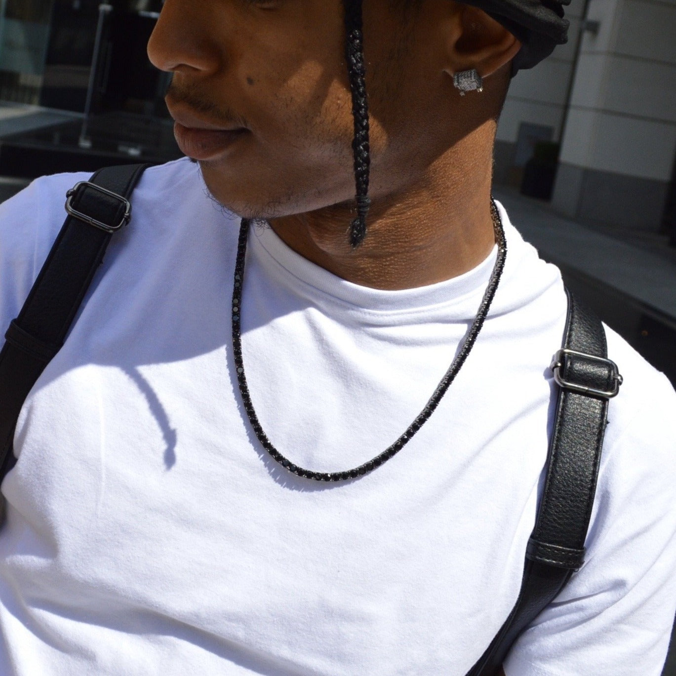 Black Iced 4mm Tennis Chain