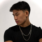 6mm Silver Micro Cuban Chain Stainless Steel