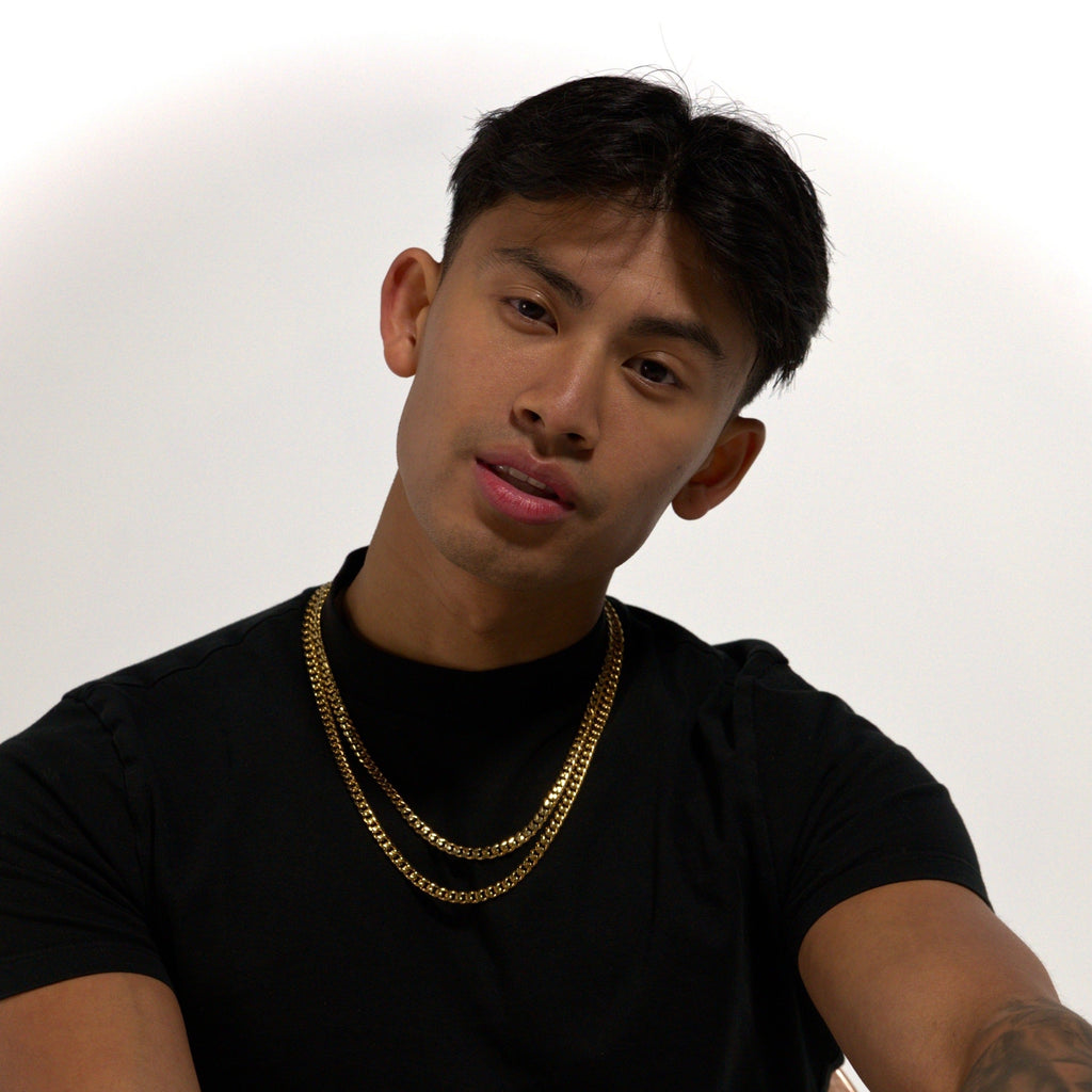 Gold 6mm Micro Cuban Chain Stainless steel