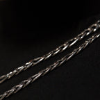 6mm Silver Figaro Chain Stainless Steel